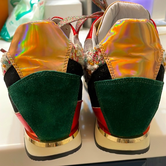 Brand New RARE Elena Iachi Platform Hidden Wedge Sneakers - Picture 7 of 9